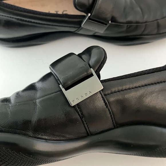 Prada Vintage Linea Rossa Leather Shoes - Size 39 US MENS Size 6- 6 1/2 - Picture 13 of 17